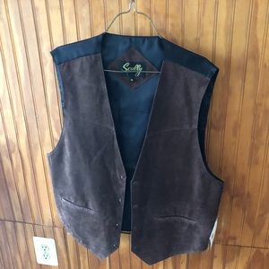 Sculpt suede western vest